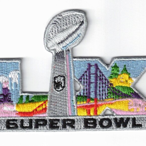 (2) Seattle Seahawks 50th + Super Bowl LX Embroidered Iron / Sew-On Patches - Picture 3 of 3